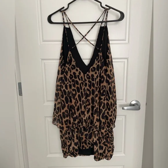 Leopard Print Dress - Picture 2 of 2